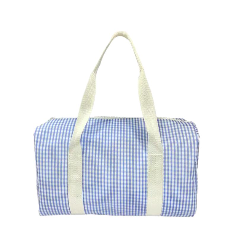 Mini Duffel - Mini Packer - Gingham Sky