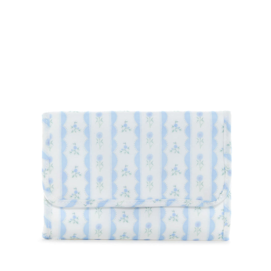 Mini Rollup Hanging Bag - Ribbon Floral Blue *New!