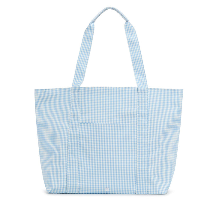 X-Large Tote - Jumbo Tote - Gingham Mist
