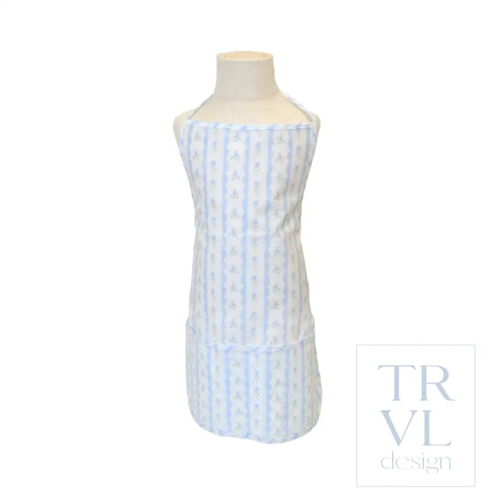 Apron - Ribbon Floral Blue Apron - Ribbon Floral Blue