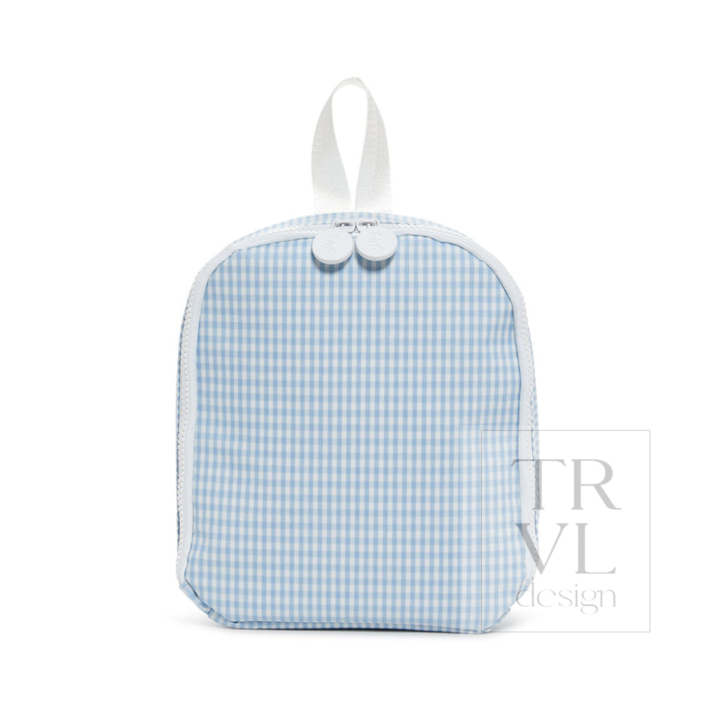 gingham 新品未使用　COMESANDGOES+AH.H Bring It Lunch Bag - Gingham Mist – shopTRVLdesign