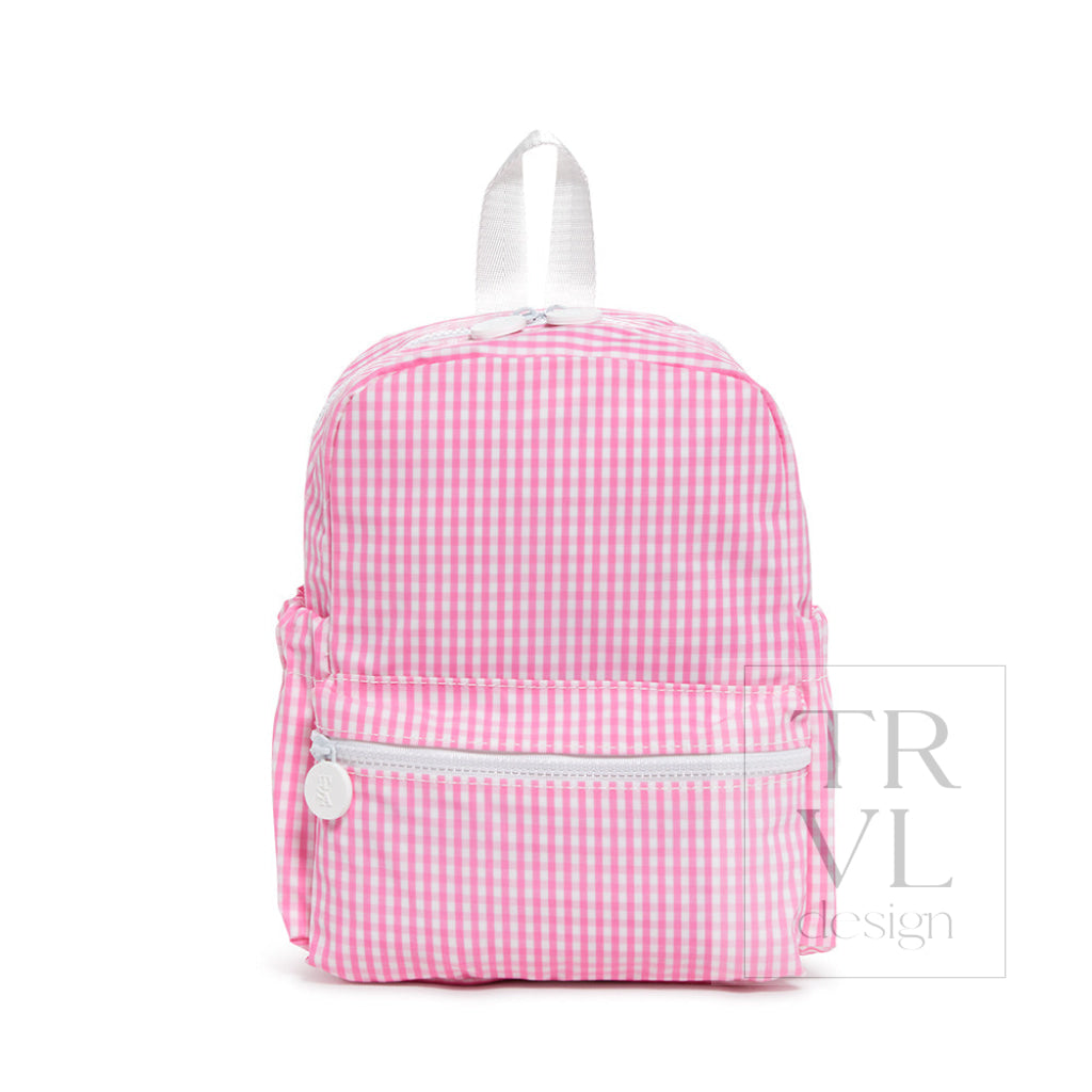 TRVL Mini Backer Gingham Pink