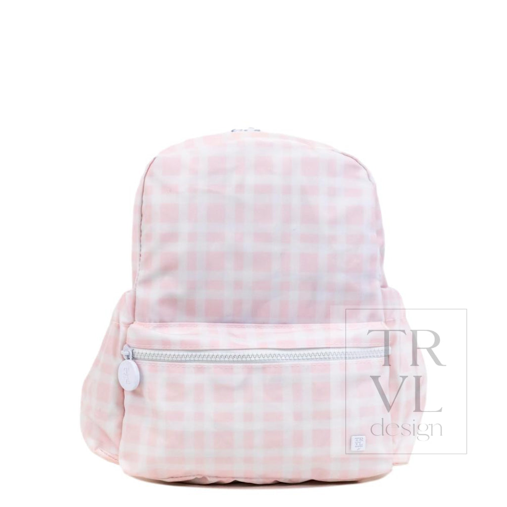 TRVL Mini Backer Pimlico Plaid Pink
