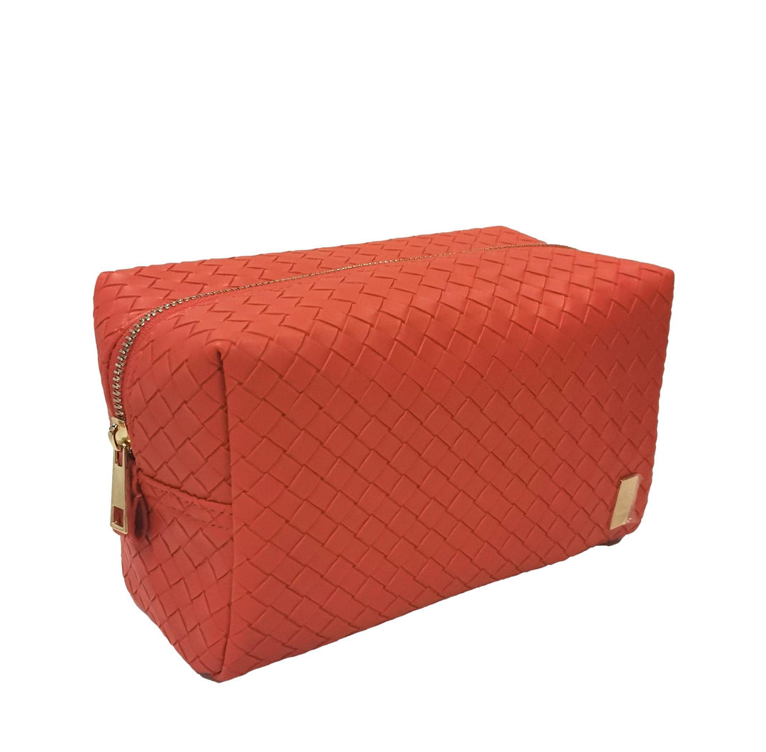 Luxe Duo Dome Bag Set - Woven Papaya