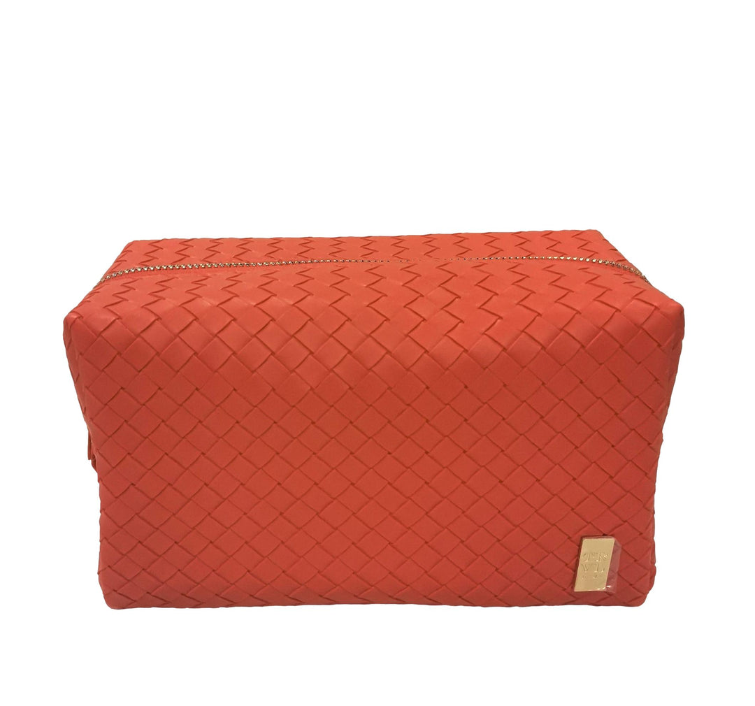 Luxe Duo Dome Bag Set - Woven Papaya