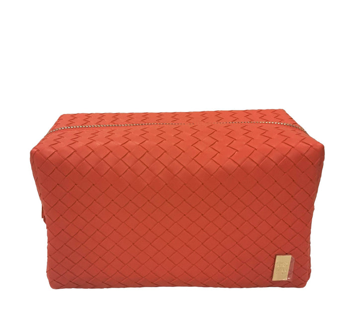 Luxe Duo Dome Bag Set - Woven Papaya
