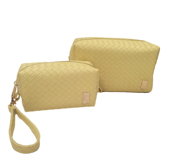 Luxe Duo Dome Bag Set - Woven Butter