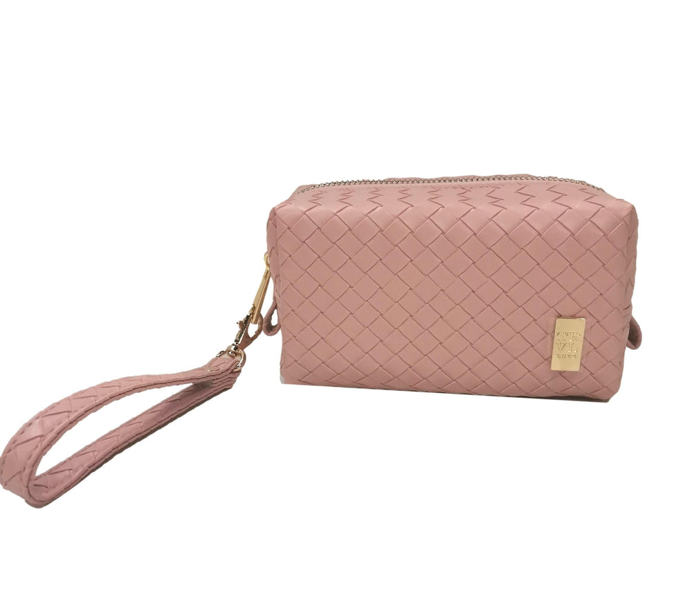 LUXE DUO DOME BAG SET - WOVEN PINK SAND *TRVL Deal