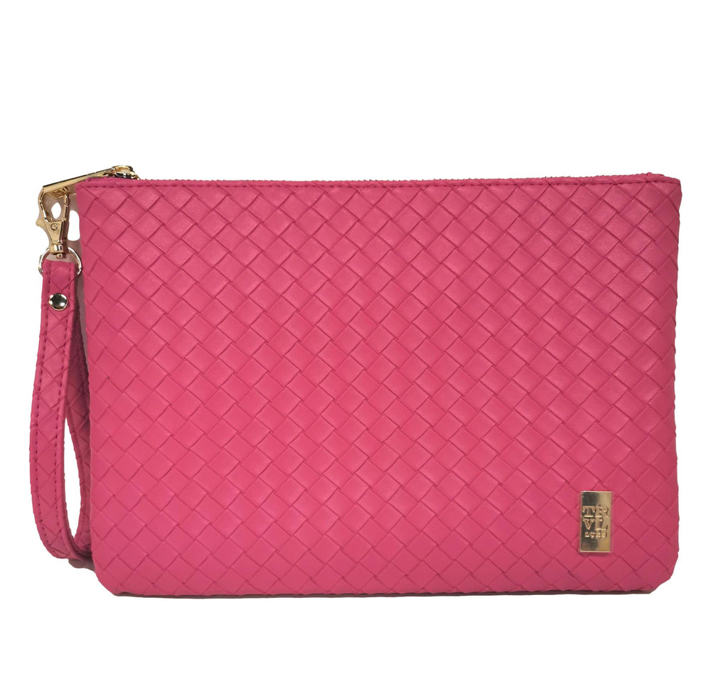 Luxe Go-Go Wristlet - Woven Dahlia *Trvl Deal Dahlia