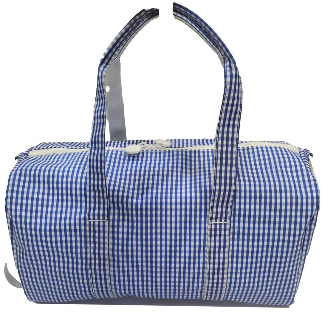 WEEKENDER - GINGHAM ROYAL Duffel Bag