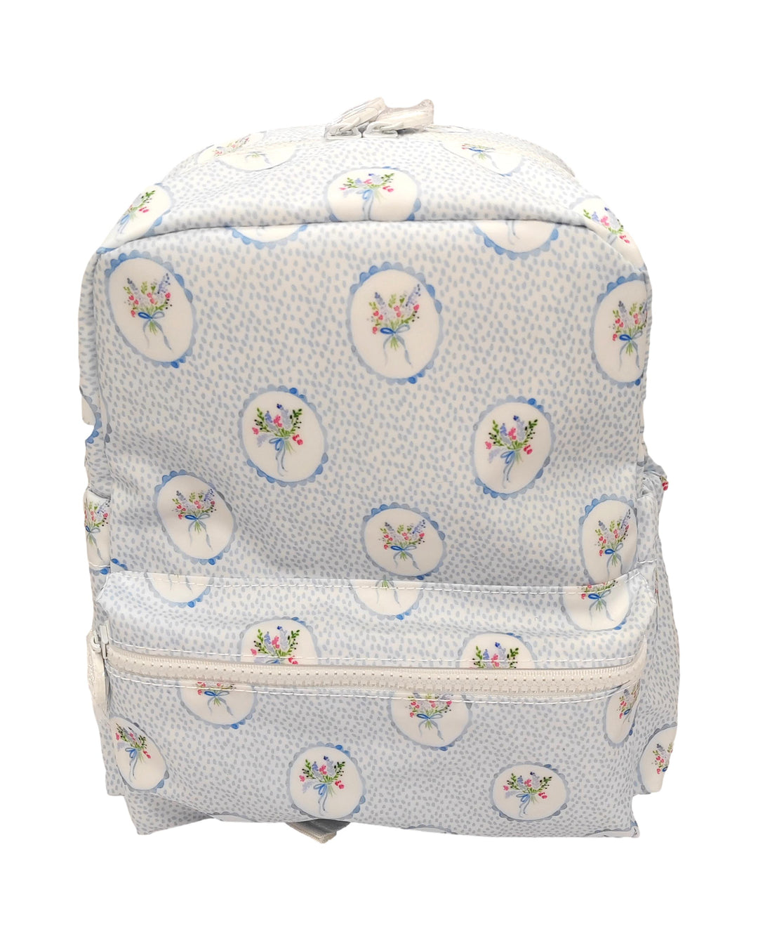 MINI BACKER - FLORAL MEDALLION BLUE  NEW!