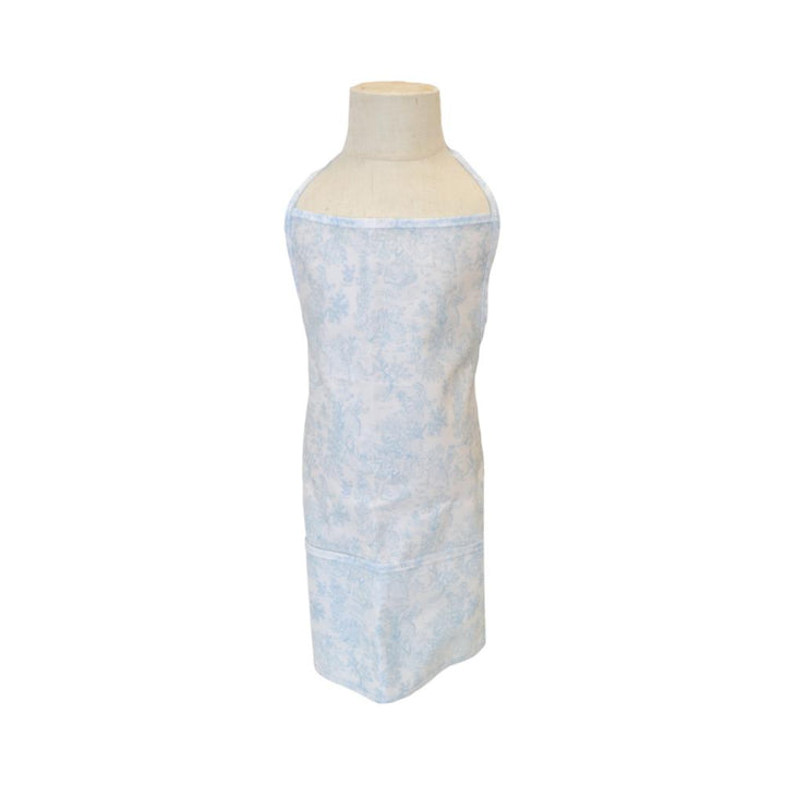 Apron - Bunny Toile Blue