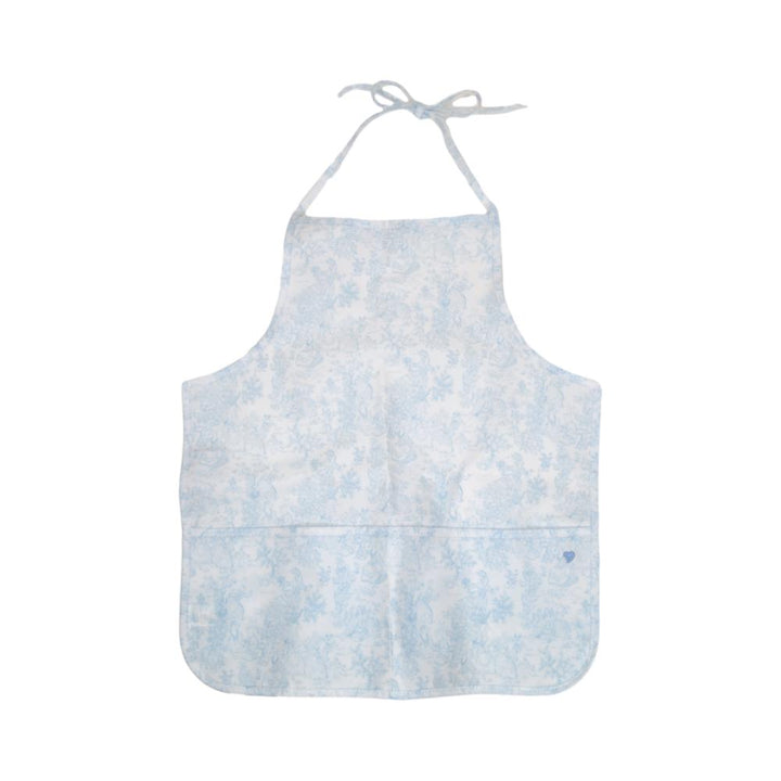 Apron - Bunny Toile Blue