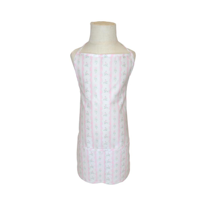 Apron - Ribbon Floral Pink