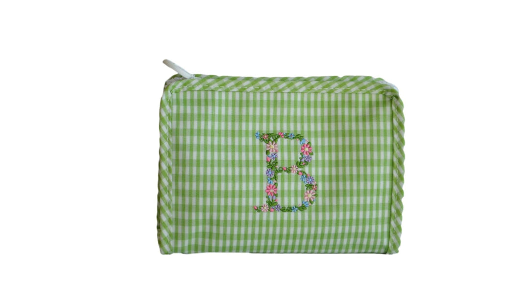 Monogram Roadie Small - Gingham Leaf New! B