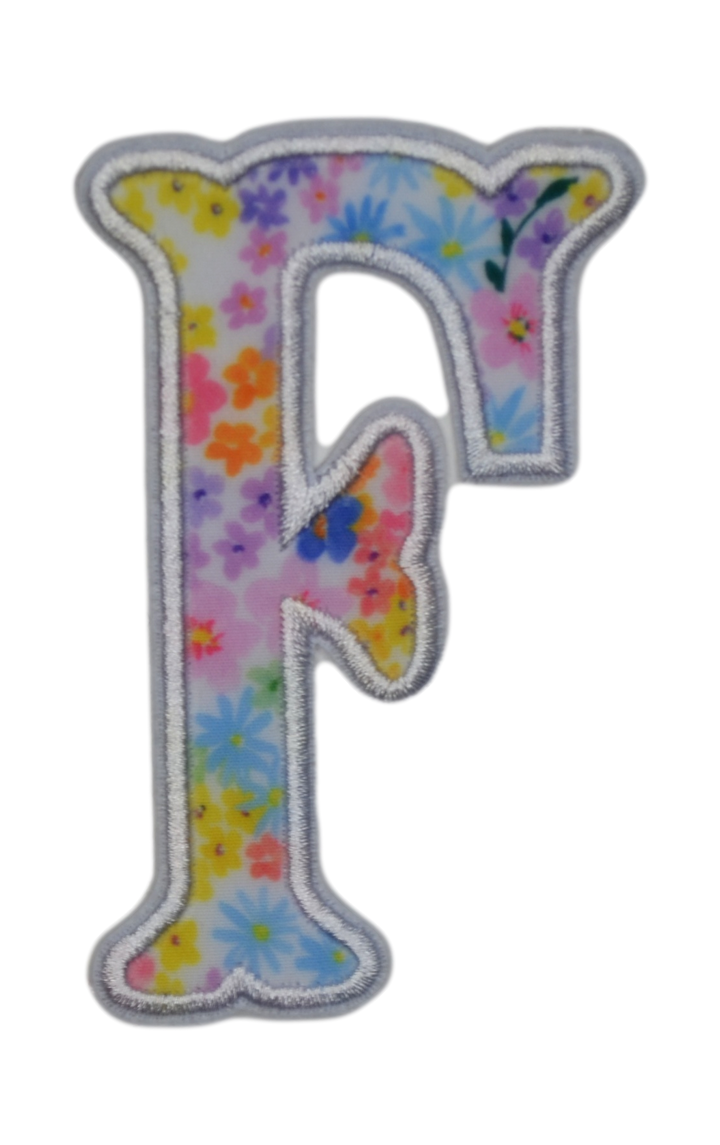 Letter Appliqués - Meadow Floral