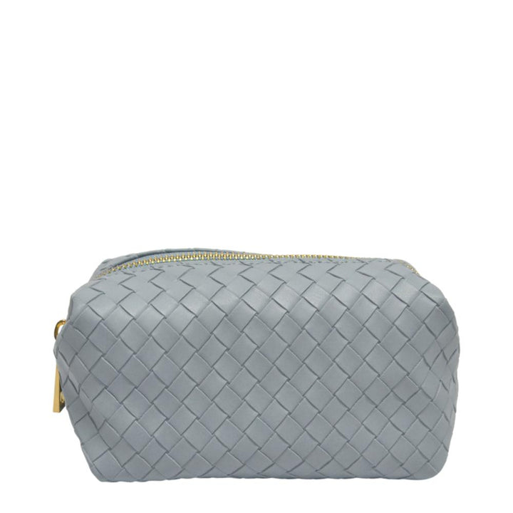 Cosmetic Bag - Pouf - Woven Bleu