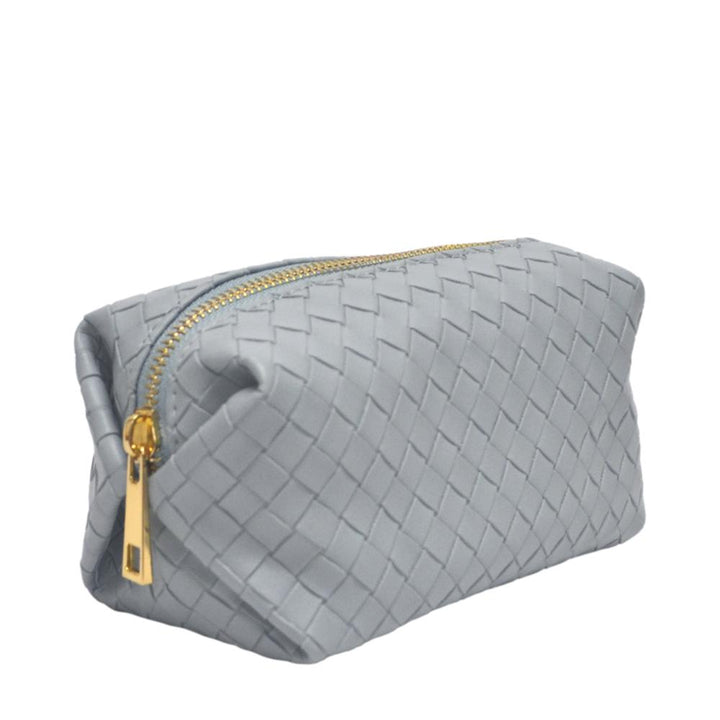 Cosmetic Bag - Pouf - Woven Bleu