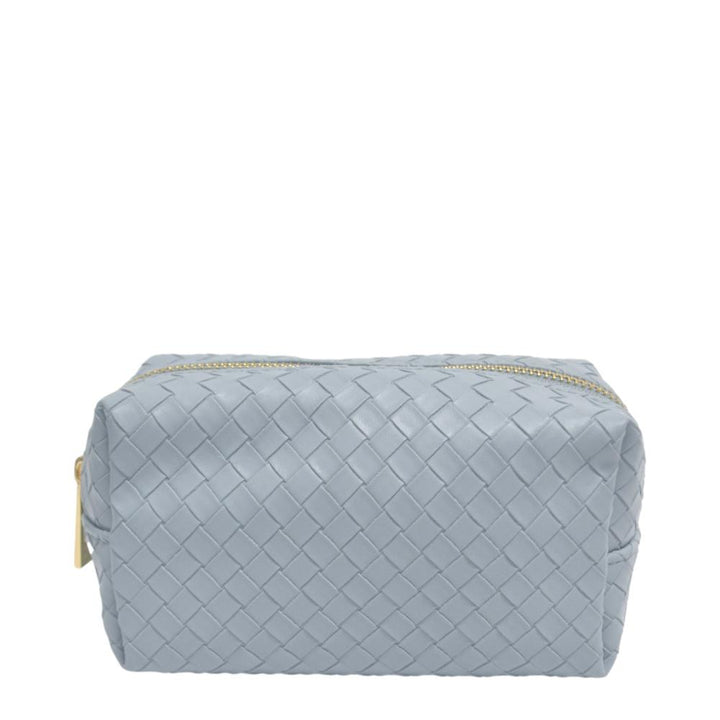 Cosmetic Bag - Pouf - Woven Bleu