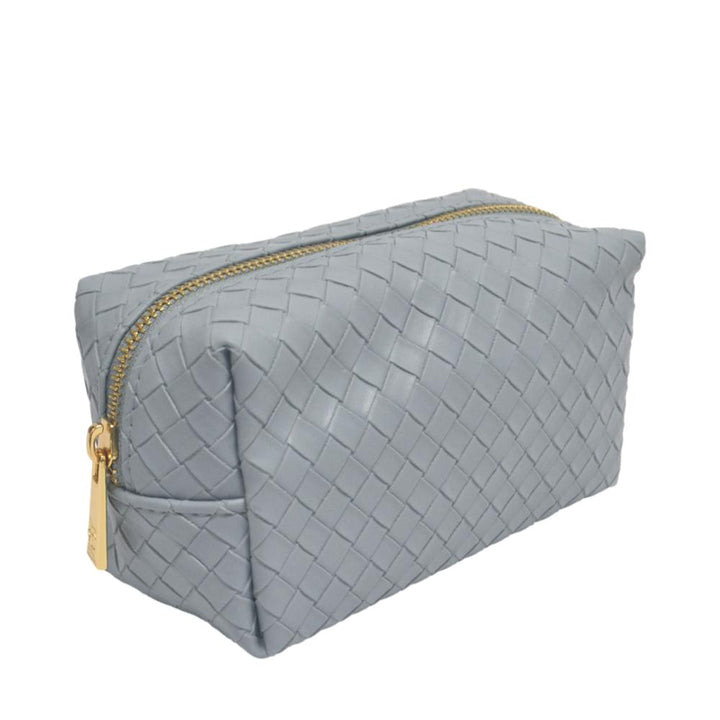 Cosmetic Bag - Pouf - Woven Bleu
