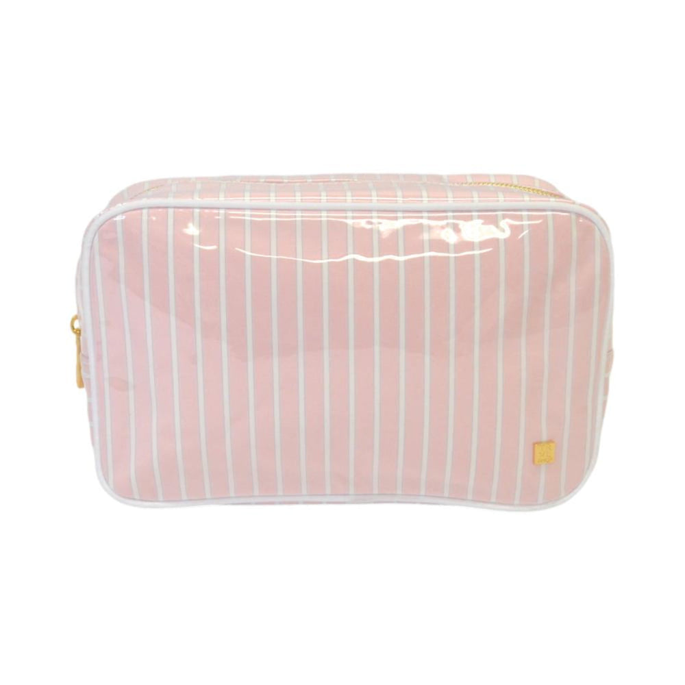 LUXE GLOSS OVERLAY XL GLAM + GO GLAM COASTAL SET - SHELL STRIPE - Cosmetic & Toiletry Bags