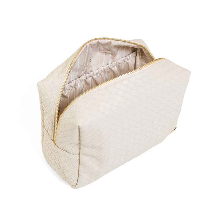 Cosmetic Bag - Everyday Bag - Woven Sand