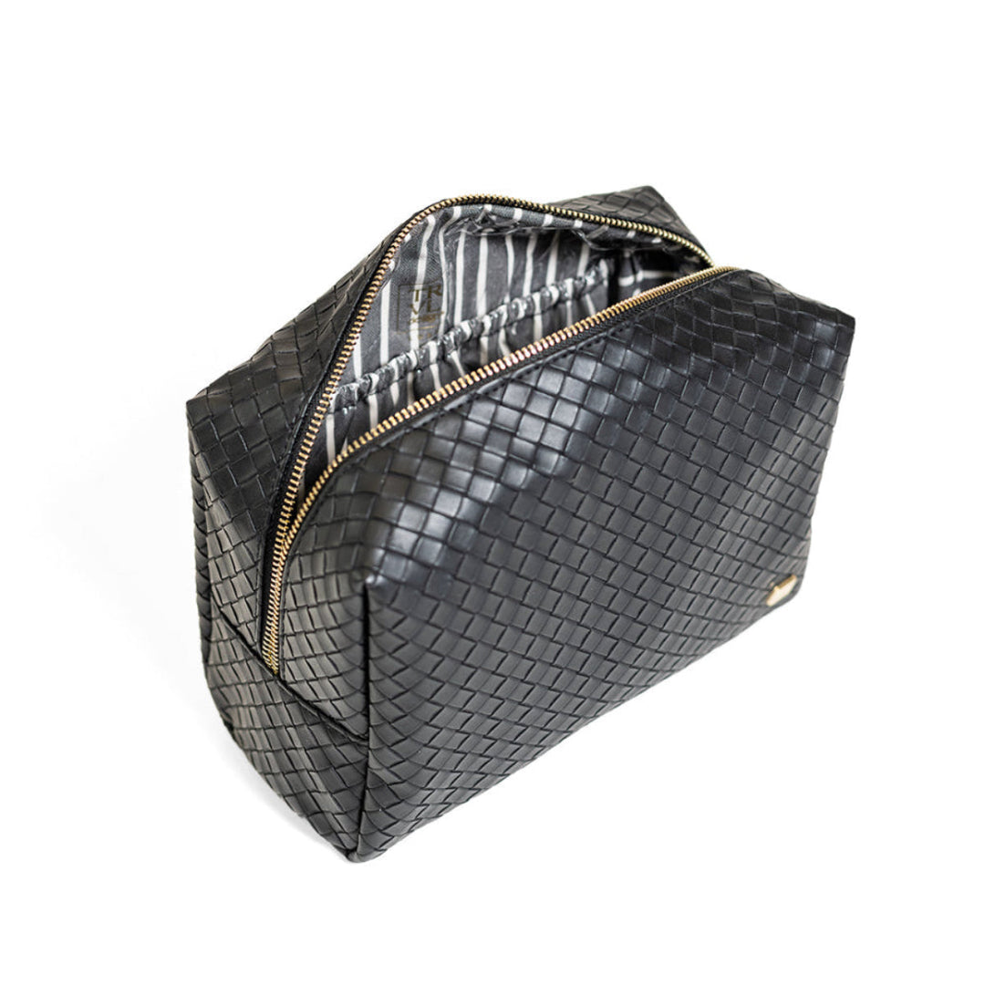 Cosmetic Bag - Everyday Bag - Woven Jet