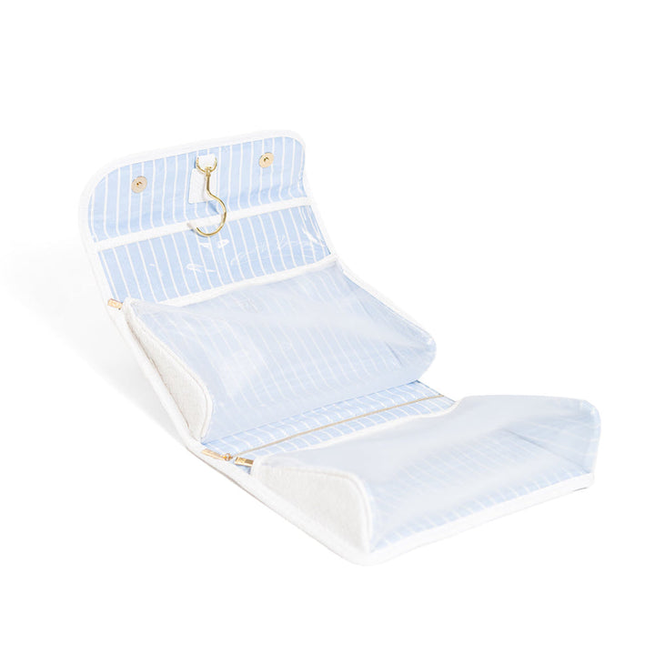 Hanging Toiletry Case - Woven Hang It Up - Bridal White
