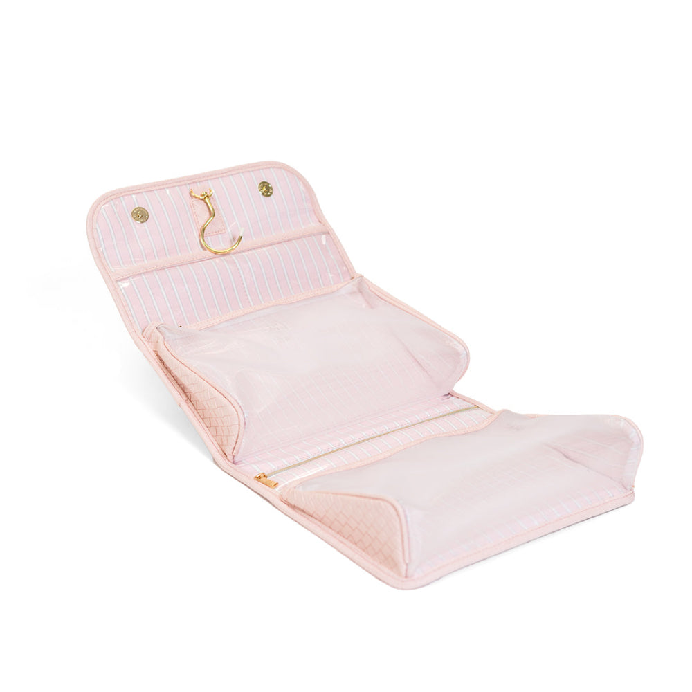 Hanging Toiletry Case - Woven Shell