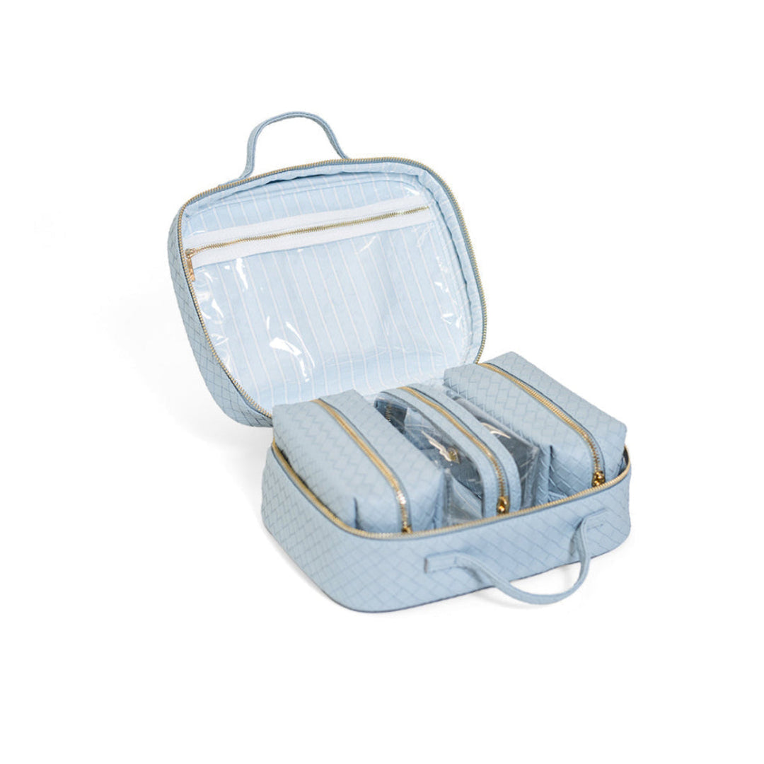 LUXE TRVL2 Cosmetic Toiletry Case - WOVEN SURF - Cosmetic &amp; Toiletry Bags