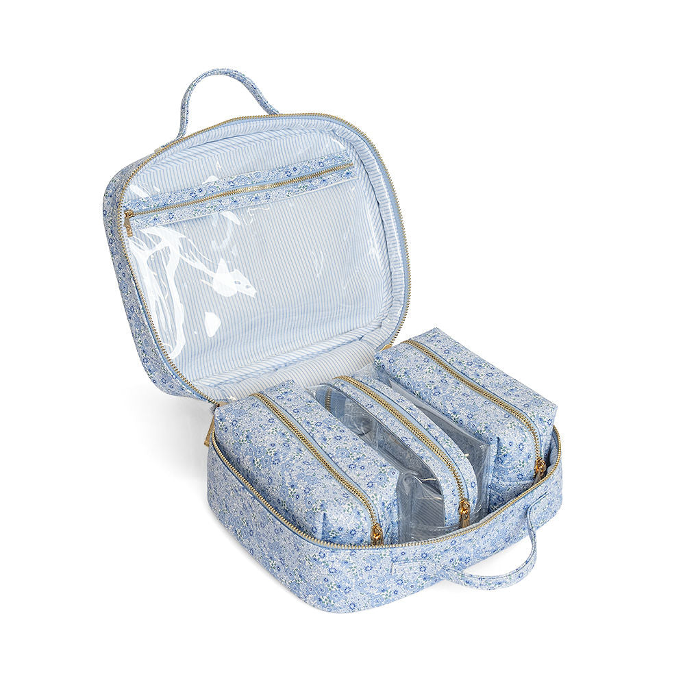 TRVL2 Cosmetic Toiletry Case - Hamptons Floral