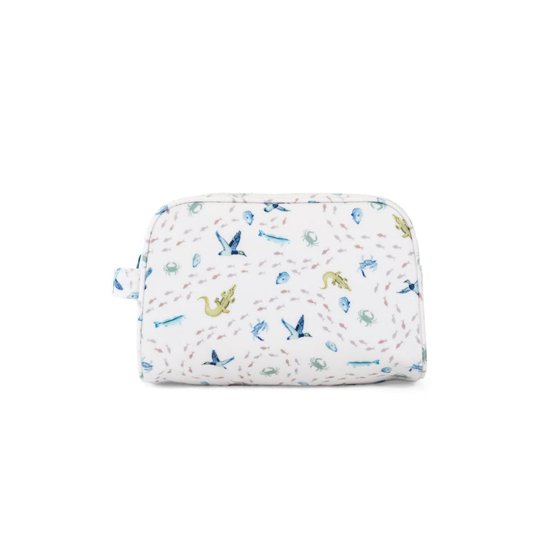 STOWAWAY Toiletry Bag - COASTAL TIDES - Cosmetic & Toiletry Bags
