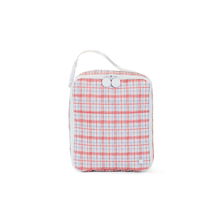 Lunch Box Insulated - Classic Plaid Red