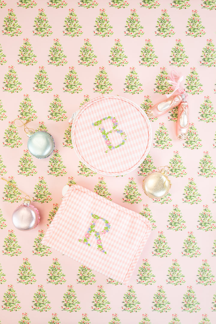 MONOGRAM ROUND - GINGHAM TAFFY
