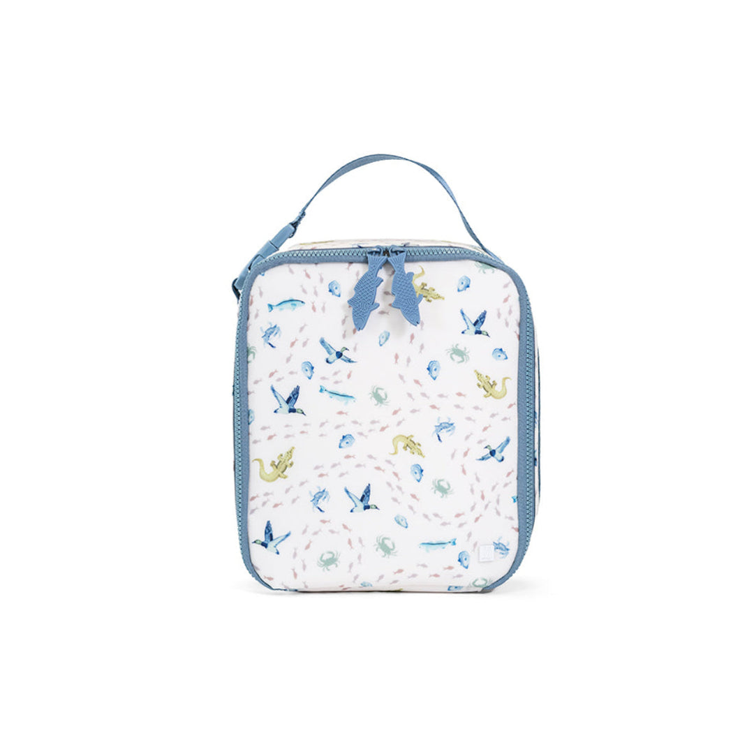 LUNCH BOX Insulated Lunch Bag - COASTAL TIDES - Lunch Bags