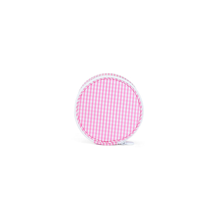 Jewelry Round - Round Up - Gingham Pink