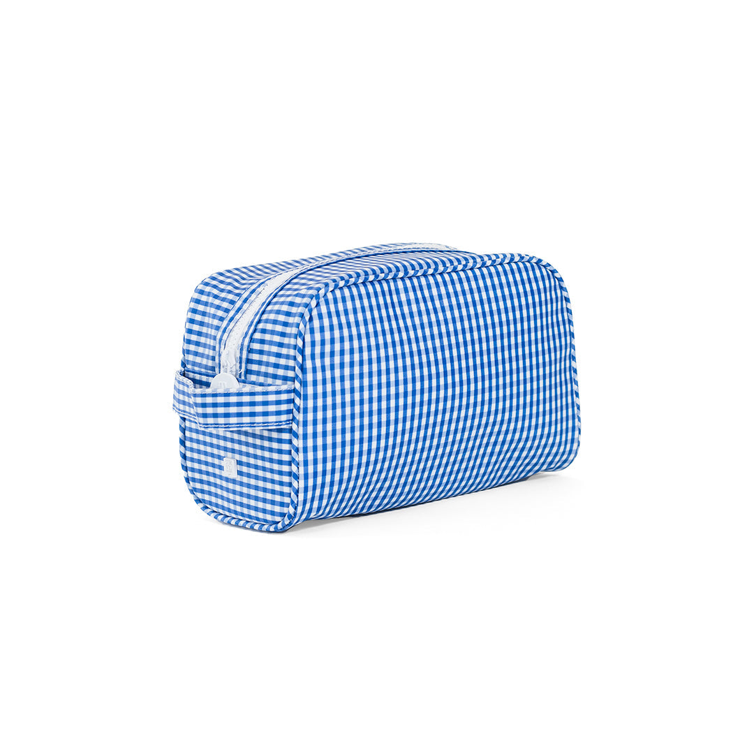Dopp Bag - Stowaway - Gingham Royal