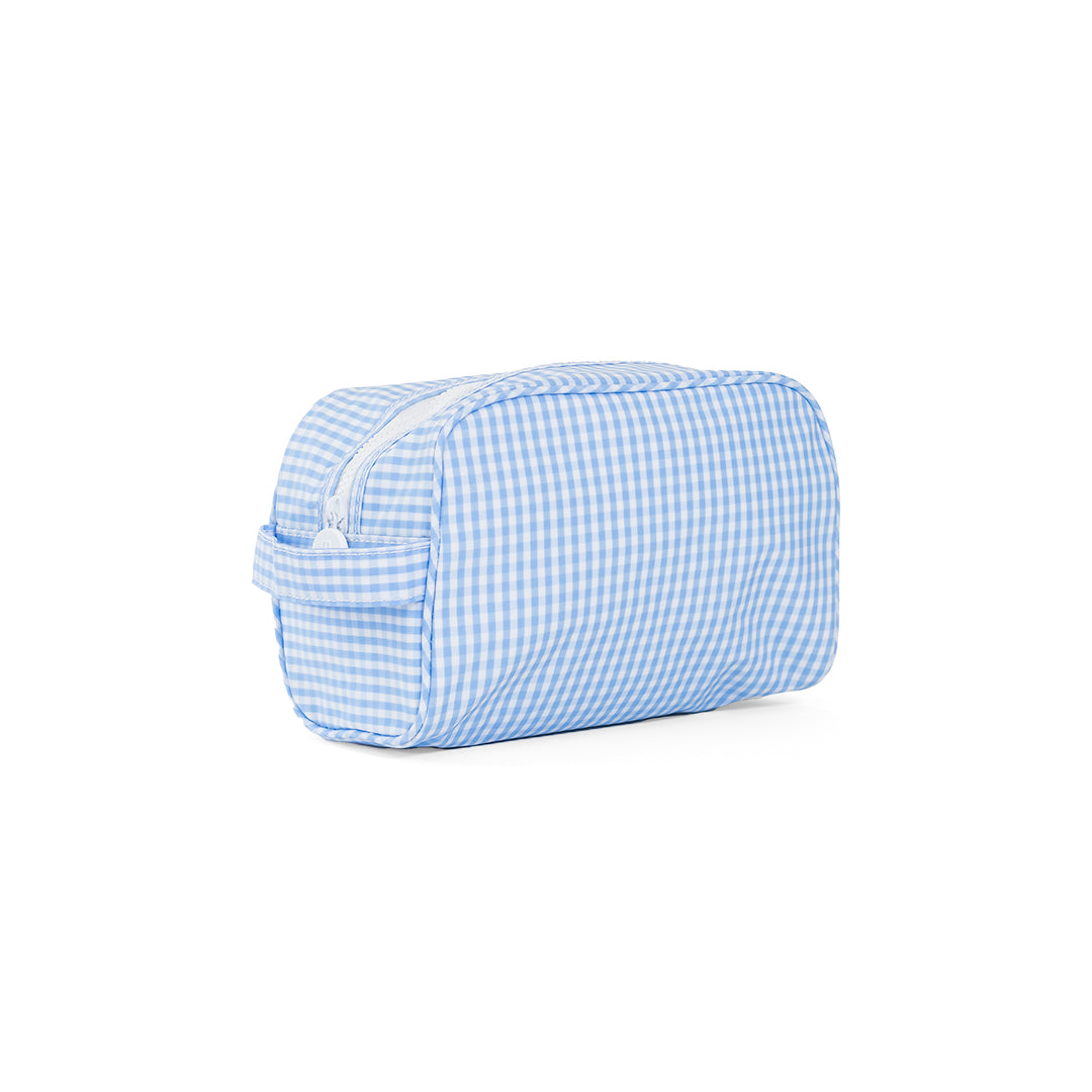 Dopp Bag - Stowaway - Gingham Sky
