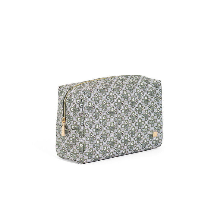 LUXE Everyday Cosmetic Bag - SURREY with Green Pinstripe Liner - Cosmetic &amp; Toiletry Bags
