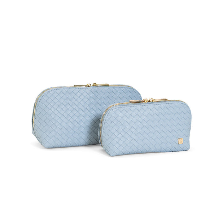 Cosmetic Bag Set - Duo Case - Woven Surf