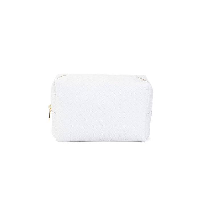 Cosmetic Bag - Everyday Bag - Woven Blanc