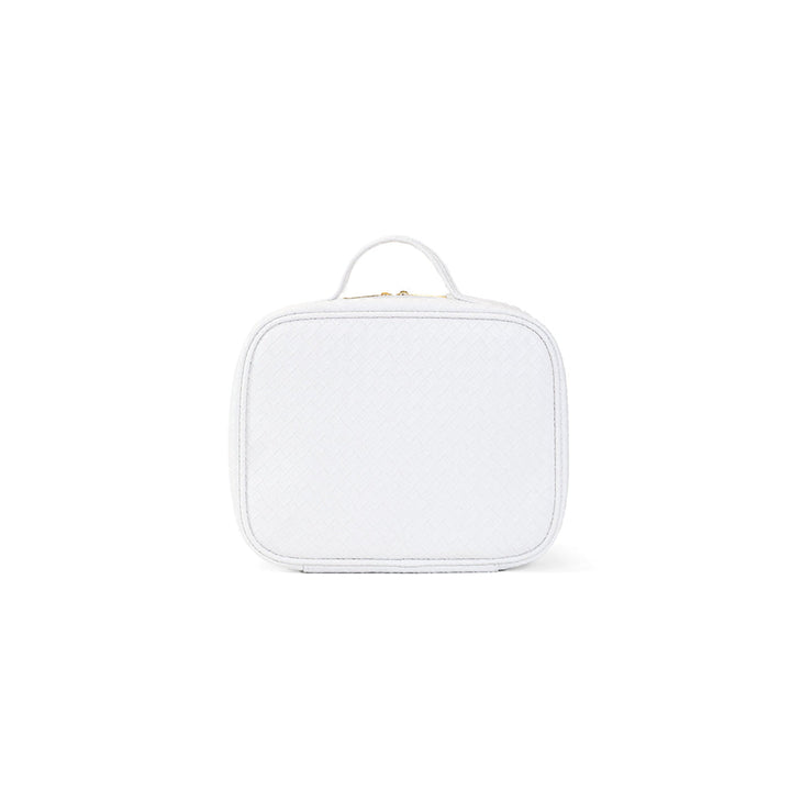LUXE TRVL2 Cosmetic Toiletry Case - WOVEN BLANC - Cosmetic &amp; Toiletry Bags