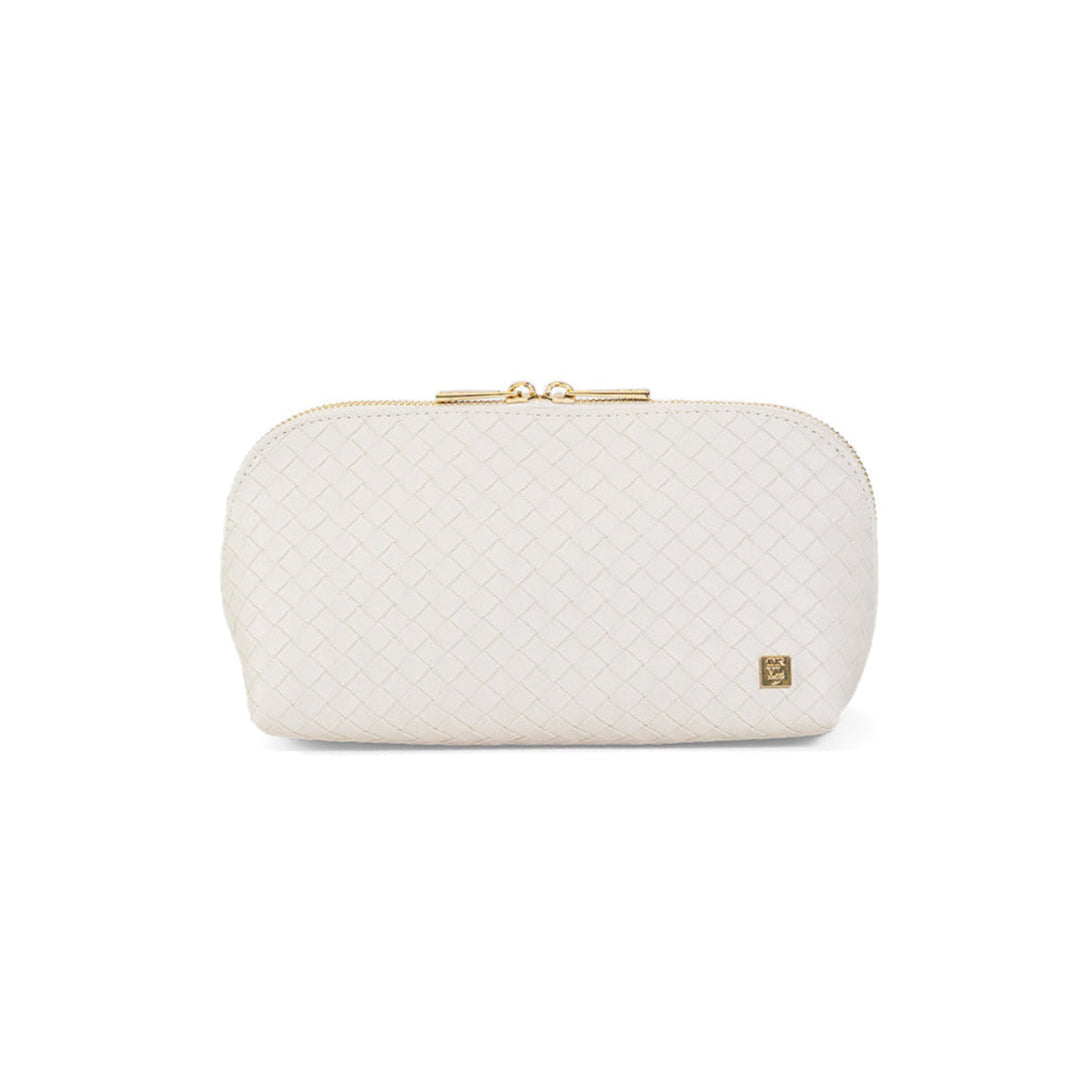 Cosmetic Bag Set - Duo Case - Woven Sand