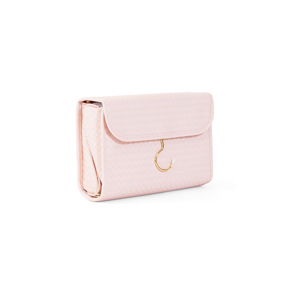 Hanging Toiletry Case - Woven Shell