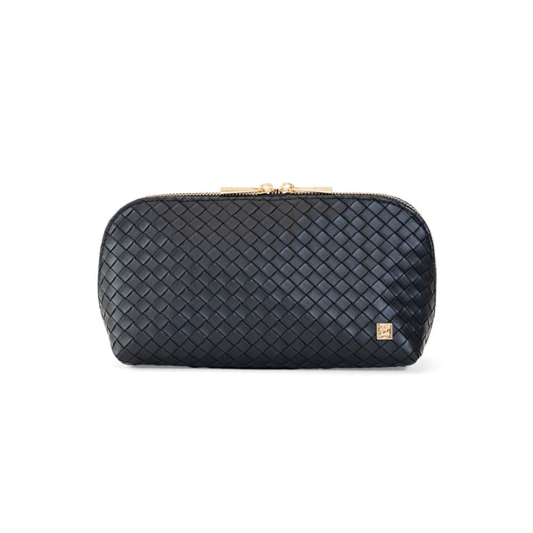 Cosmetic Bag Set - Duo Case - Woven Jet