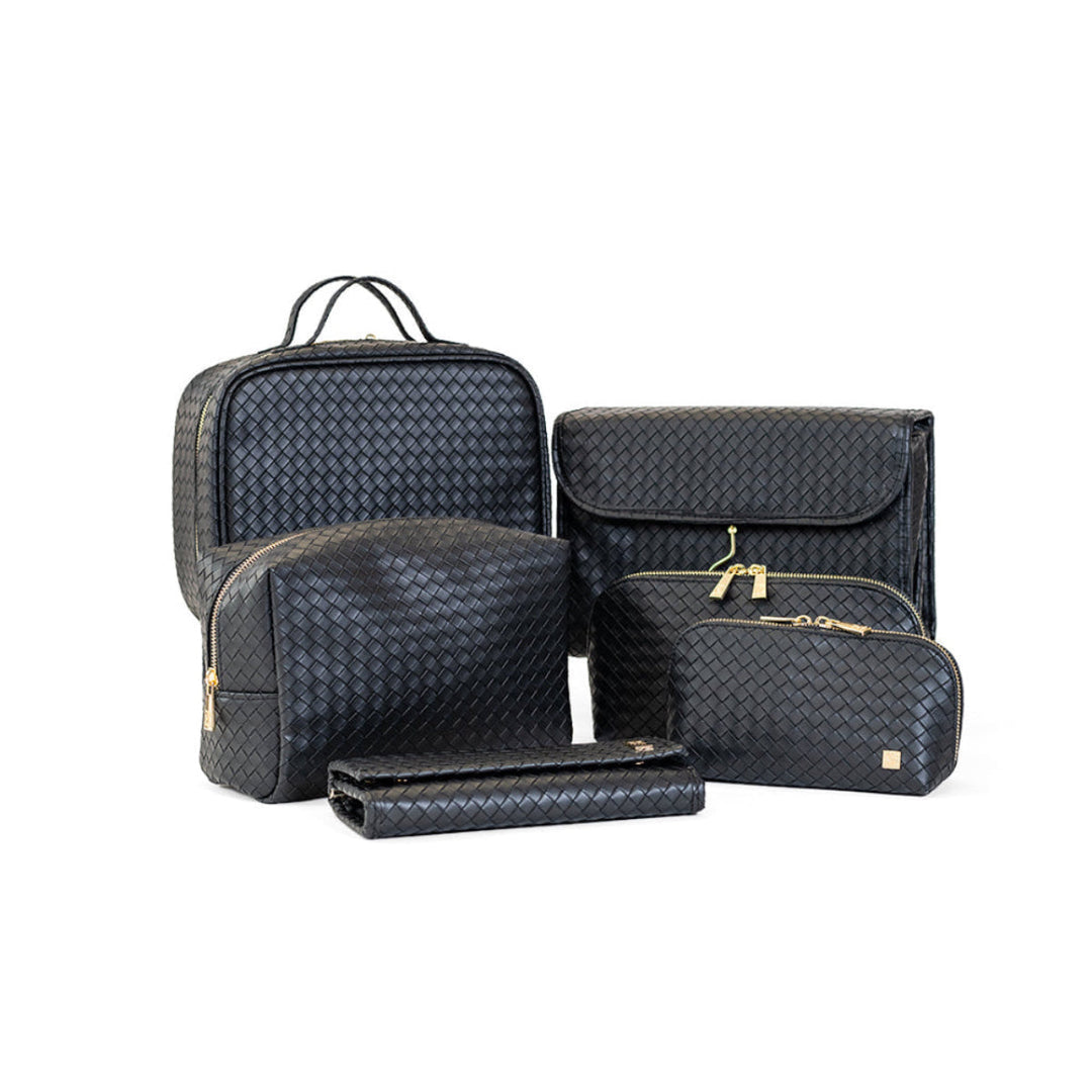 Cosmetic Bag - Everyday Bag - Woven Jet