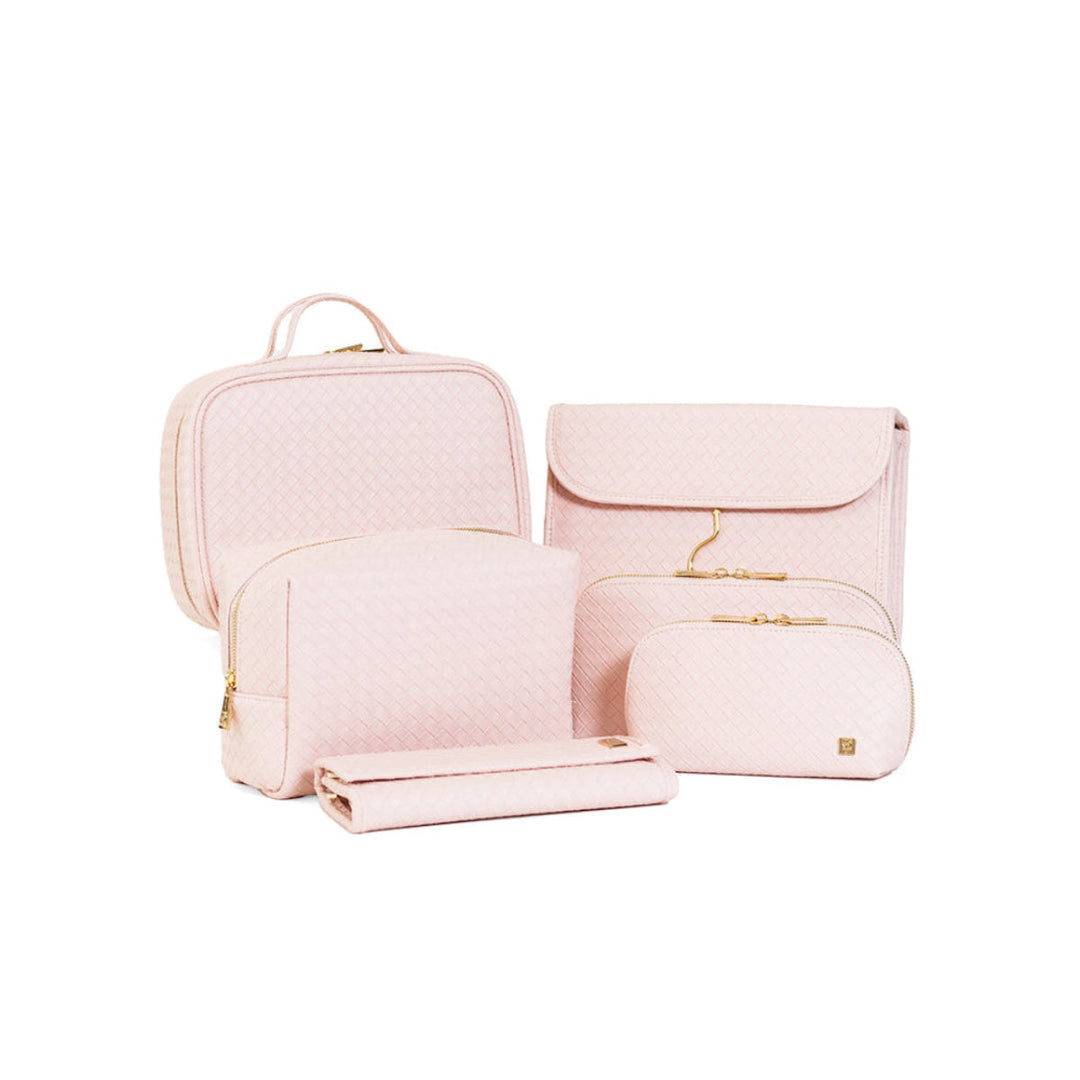 Cosmetic Bag Set - Duo Case - Woven Shell