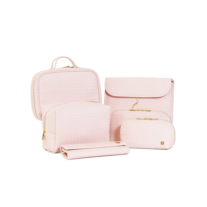 Cosmetic Bag Set - Duo Case - Woven Shell