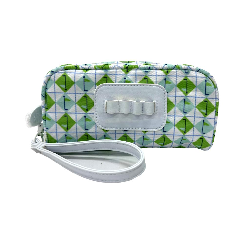 MINI DITTY WRISTLET - TEE TIME AQUA GREEN DIAMOND