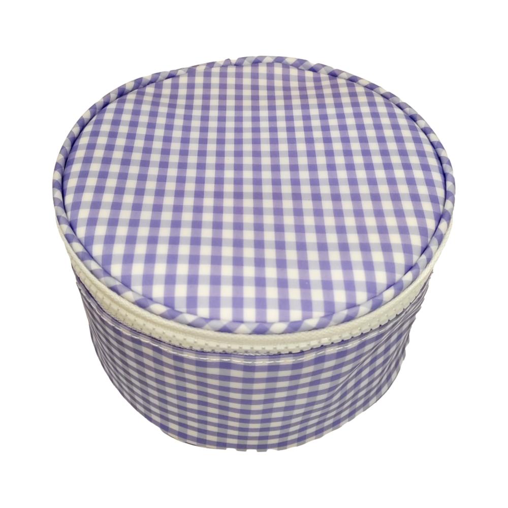 ROUNDUP JEWEL CASE - GINGHAM LILAC